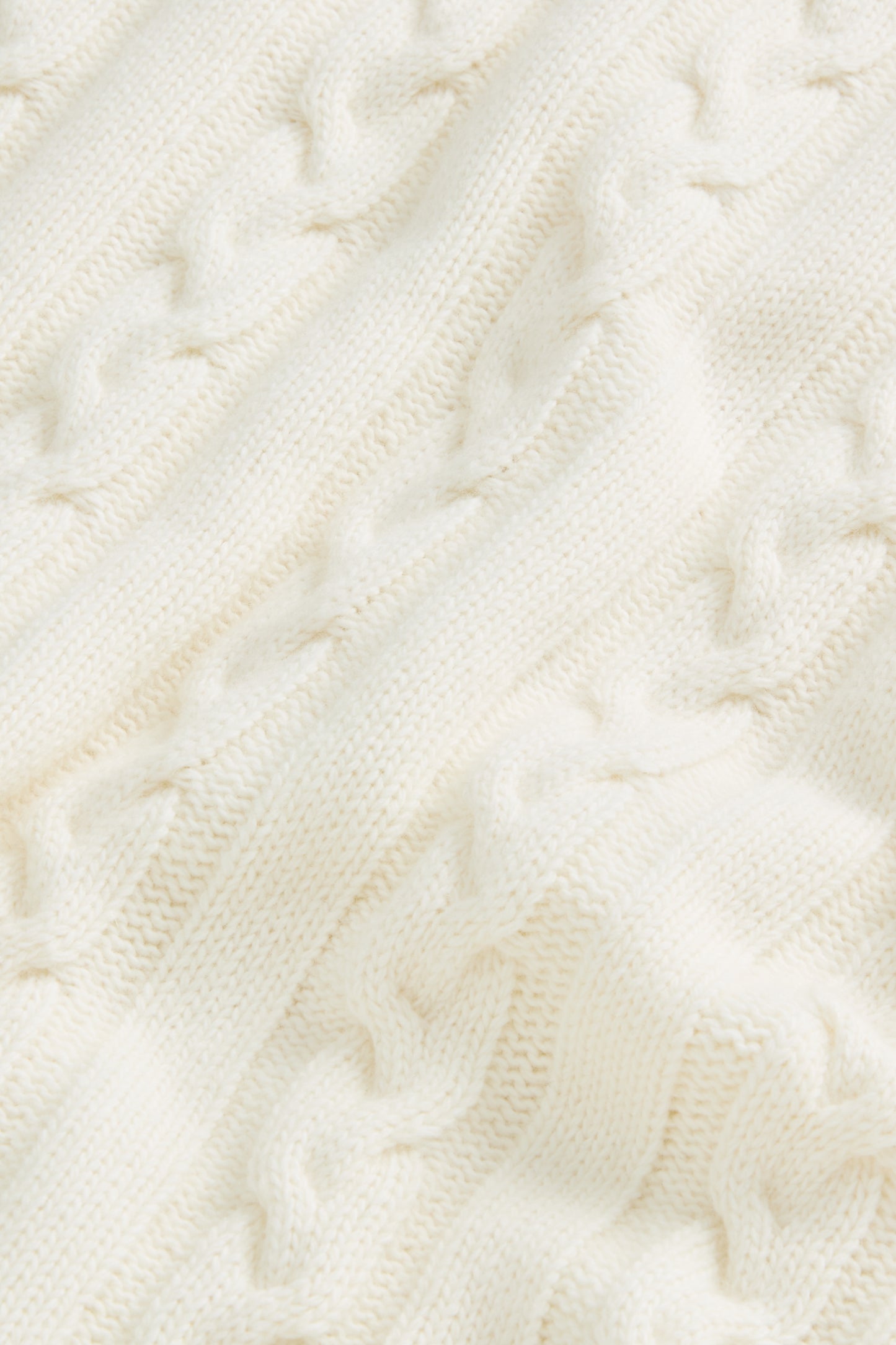 Cotton Wool Cable Crewneck GG7
