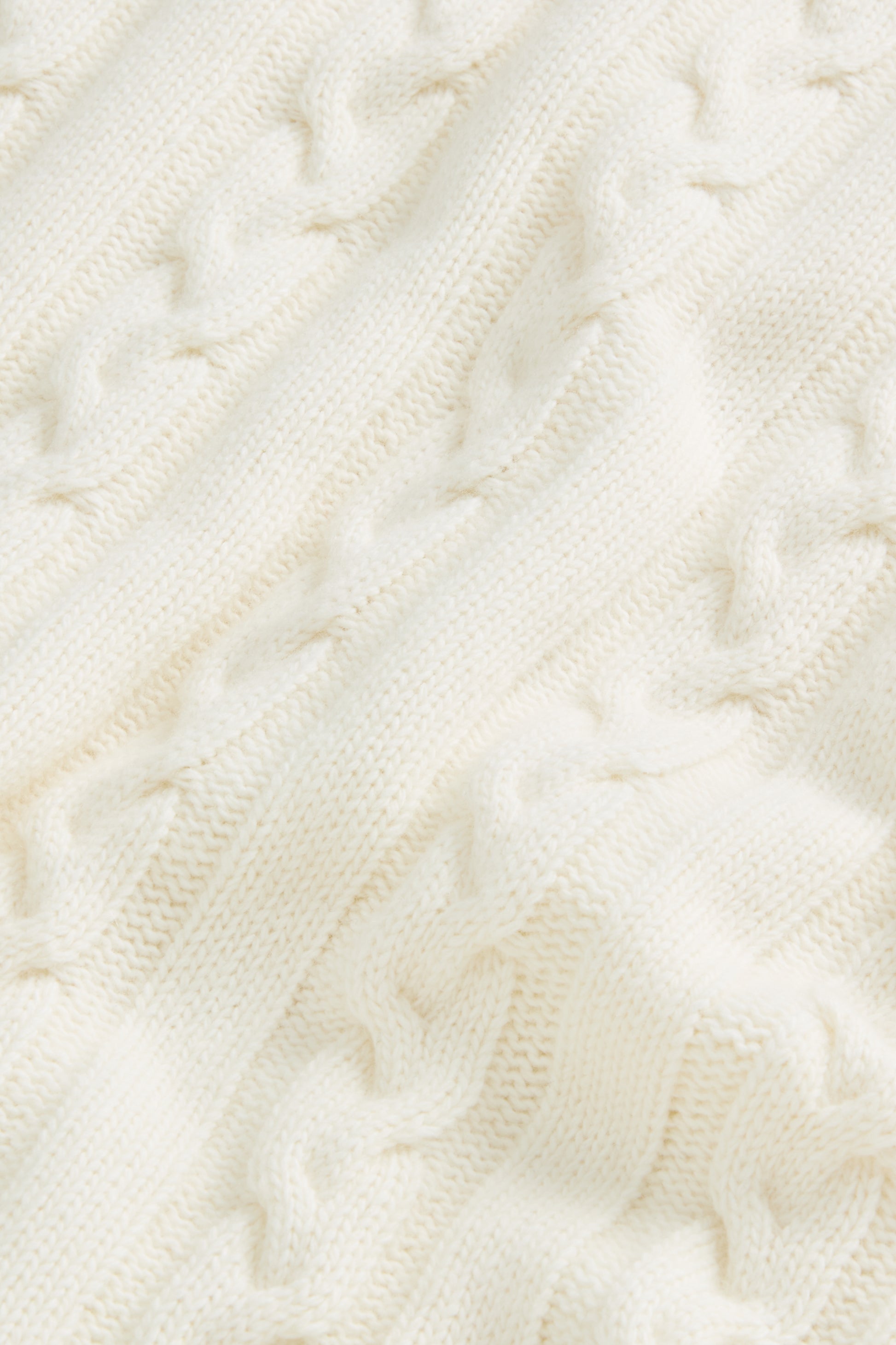 Cotton Wool Cable Crewneck GG7