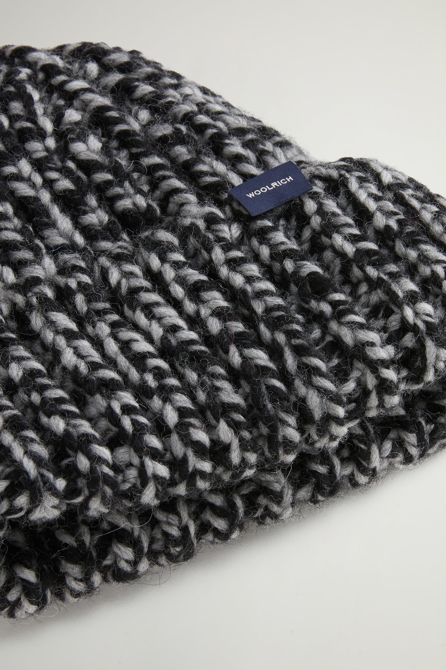 Chunky Beanie in Mouliné Alpaca and Wool Blend