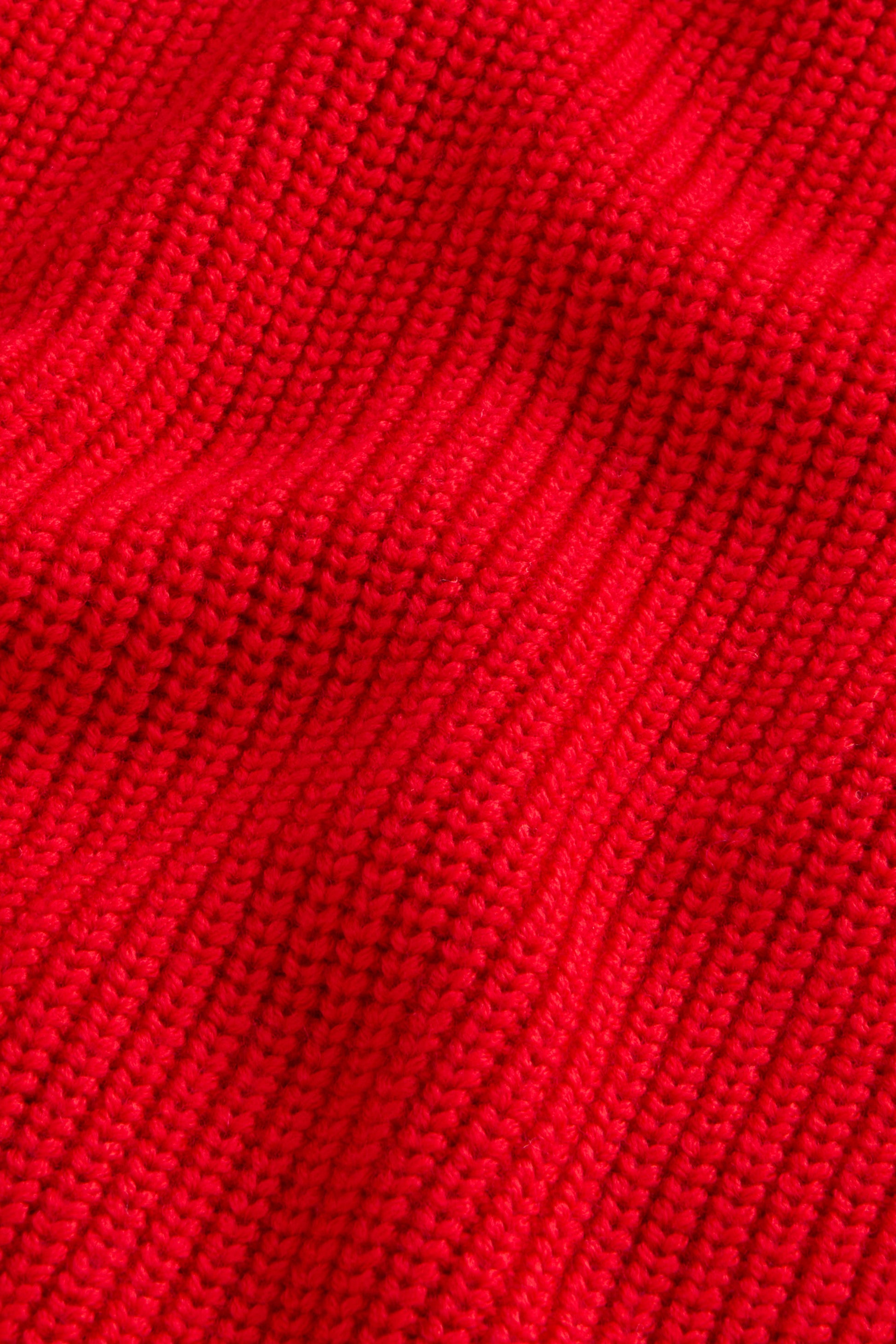 Ribbed Crewneck Sweater in Pure Merino Virgin Wool