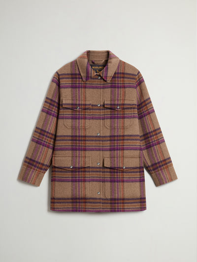 Coat in Double-Face Wool Blend