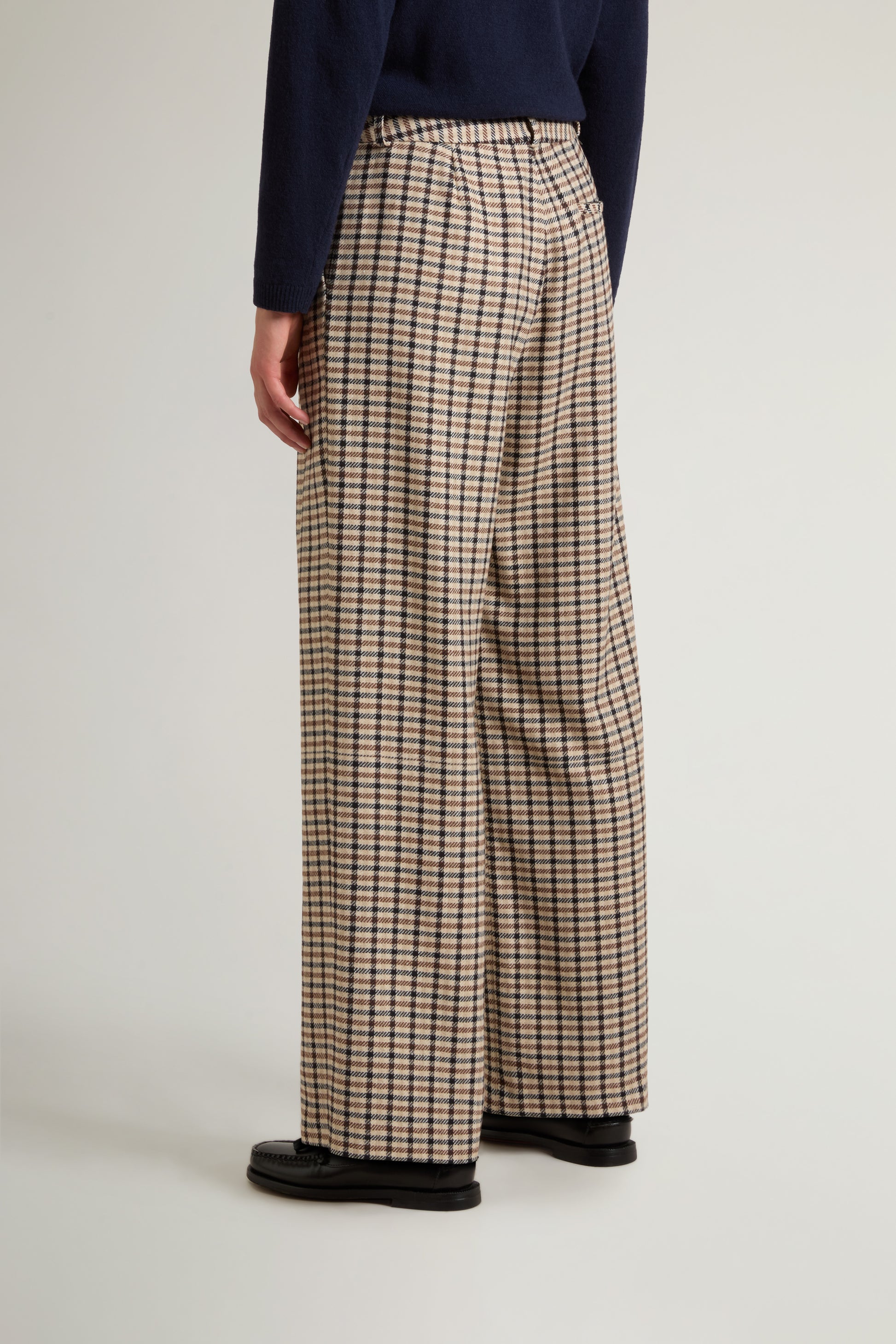 Pants in Wool-Blend Flannel