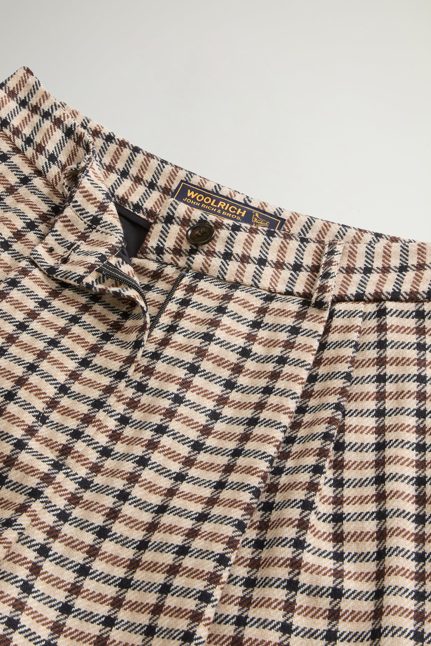 Pants in Wool-Blend Flannel